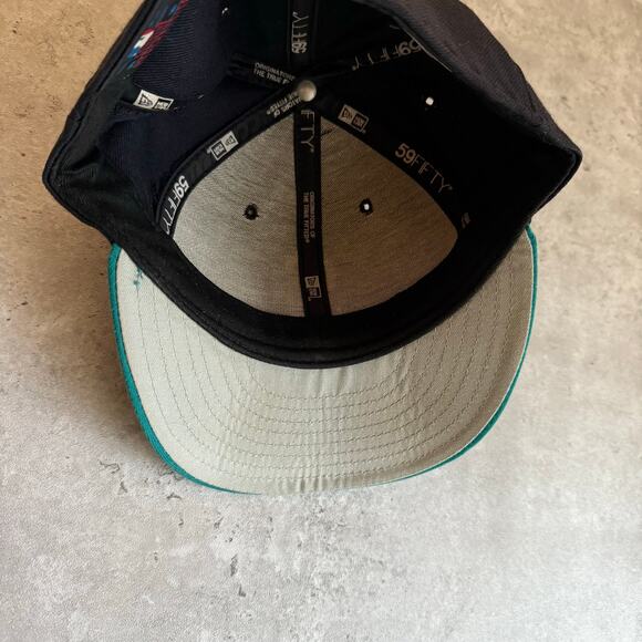 Seattle Mariners new era fitted hat size 71/4 mlb baseball cap - Picture 4 of 5